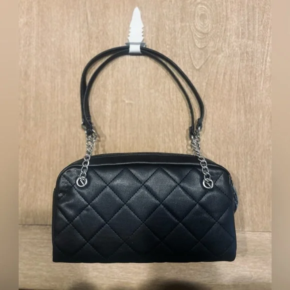 NWT Tahari Black Satchel Calista Bag - Picture 2 of 3